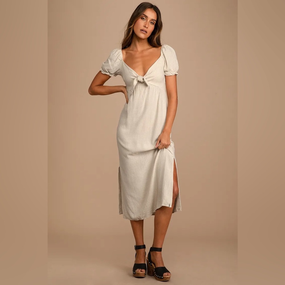 Aylah tie front midi dress - Rythm